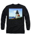 Brant Point Lighthose Nantucket Massachusetts - Long Sleeve T-Shirt