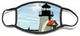 Brant Point Lighthose Nantucket Massachusetts - Face Mask