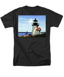 Brant Point Lighthose Nantucket Massachusetts - Men's T-Shirt  (Regular Fit)