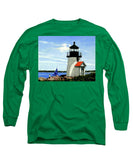 Brant Point Lighthose Nantucket Massachusetts - Long Sleeve T-Shirt