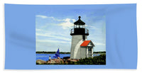 Brant Point Lighthose Nantucket Massachusetts - Beach Towel