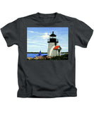 Brant Point Lighthose Nantucket Massachusetts - Kids T-Shirt