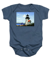 Brant Point Lighthose Nantucket Massachusetts - Baby Onesie