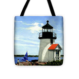 Brant Point Lighthose Nantucket Massachusetts - Tote Bag