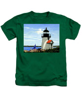 Brant Point Lighthose Nantucket Massachusetts - Kids T-Shirt