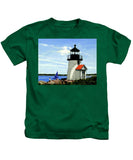 Brant Point Lighthose Nantucket Massachusetts - Kids T-Shirt