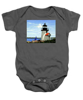 Brant Point Lighthose Nantucket Massachusetts - Baby Onesie