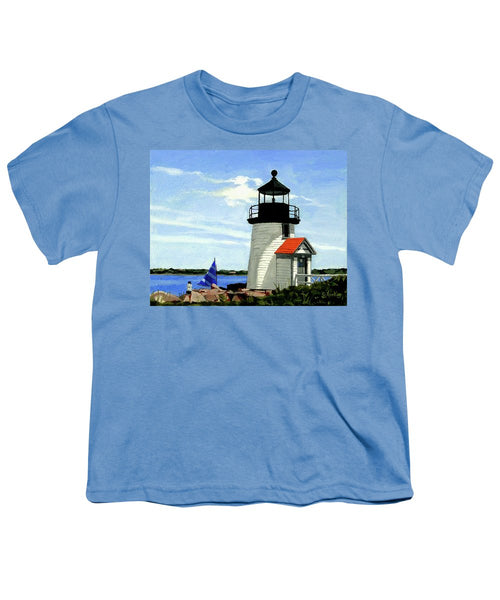 Brant Point Lighthose Nantucket Massachusetts - Youth T-Shirt