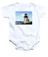 Brant Point Lighthose Nantucket Massachusetts - Baby Onesie