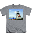 Brant Point Lighthose Nantucket Massachusetts - Kids T-Shirt