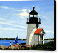 Brant Point Lighthouse Nantucket Massachusetts - Canvas Print