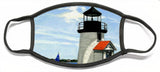 Brant Point Lighthouse Nantucket Massachusetts - Face Mask