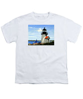 Brant Point Lighthouse Nantucket Massachusetts - Youth T-Shirt