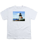 Brant Point Lighthouse Nantucket Massachusetts - Youth T-Shirt