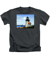 Brant Point Lighthouse Nantucket Massachusetts - Kids T-Shirt