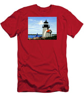 Brant Point Lighthouse Nantucket Massachusetts - T-Shirt