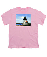 Brant Point Lighthouse Nantucket Massachusetts - Youth T-Shirt