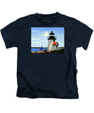 Brant Point Lighthouse Nantucket Massachusetts - Kids T-Shirt