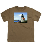 Brant Point Lighthouse Nantucket Massachusetts - Youth T-Shirt