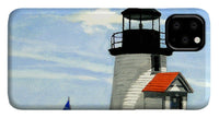 Brant Point Lighthouse Nantucket Massachusetts - Phone Case