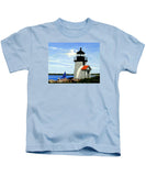 Brant Point Lighthouse Nantucket Massachusetts - Kids T-Shirt