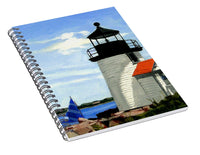 Brant Point Lighthouse Nantucket Massachusetts - Spiral Notebook