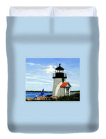 Brant Point Lighthouse Nantucket Massachusetts - Duvet Cover