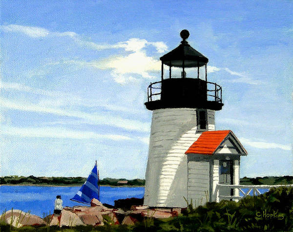 Brant Point Lighthouse Nantucket Massachusetts - Art Print