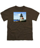 Brant Point Lighthouse Nantucket Massachusetts - Youth T-Shirt