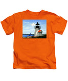 Brant Point Lighthouse Nantucket Massachusetts - Kids T-Shirt