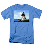 Brant Point Lighthouse Nantucket Massachusetts - Men's T-Shirt  (Regular Fit)