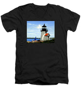 Brant Point Lighthouse Nantucket Massachusetts - Men's V-Neck T-Shirt