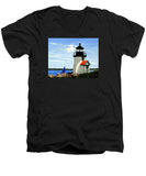 Brant Point Lighthouse Nantucket Massachusetts - Men's V-Neck T-Shirt