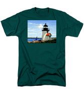 Brant Point Lighthouse Nantucket Massachusetts - Men's T-Shirt  (Regular Fit)