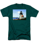 Brant Point Lighthouse Nantucket Massachusetts - Men's T-Shirt  (Regular Fit)