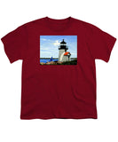 Brant Point Lighthouse Nantucket Massachusetts - Youth T-Shirt