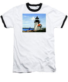 Brant Point Lighthouse Nantucket Massachusetts - Baseball T-Shirt