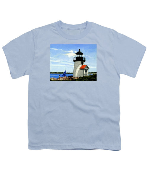 Brant Point Lighthouse Nantucket Massachusetts - Youth T-Shirt