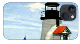 Brant Point Lighthouse Nantucket Massachusetts - Phone Case