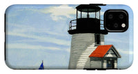 Brant Point Lighthouse Nantucket Massachusetts - Phone Case