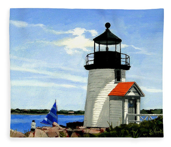 Brant Point Lighthouse Nantucket Massachusetts - Blanket