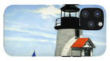 Brant Point Lighthouse Nantucket Massachusetts - Phone Case