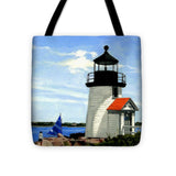 Brant Point Lighthouse Nantucket Massachusetts - Tote Bag