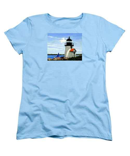 Brant Point Lighthouse Nantucket Massachusetts - Women's T-Shirt (Standard Fit)