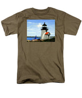 Brant Point Lighthouse Nantucket Massachusetts - Men's T-Shirt  (Regular Fit)