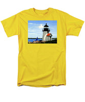 Brant Point Lighthouse Nantucket Massachusetts - Men's T-Shirt  (Regular Fit)