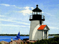 Brant Point Lighthouse Nantucket Massachusetts - Puzzle