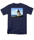 Brant Point Lighthouse Nantucket Massachusetts - Men's T-Shirt  (Regular Fit)