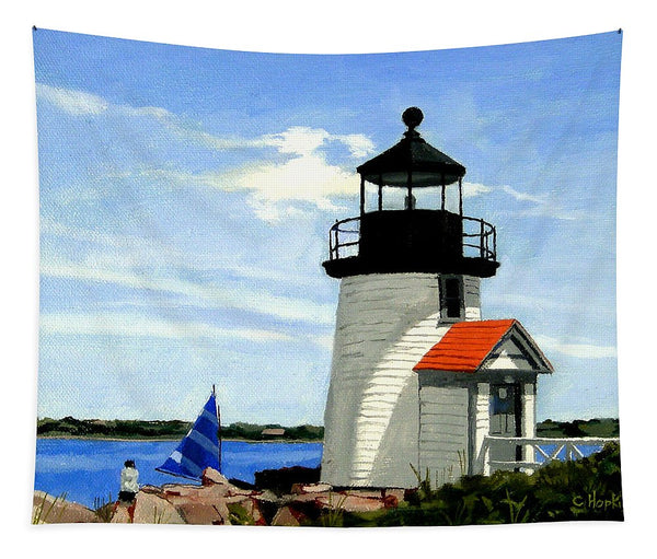 Brant Point Lighthouse Nantucket Massachusetts - Tapestry