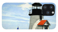 Brant Point Lighthouse Nantucket Massachusetts - Phone Case